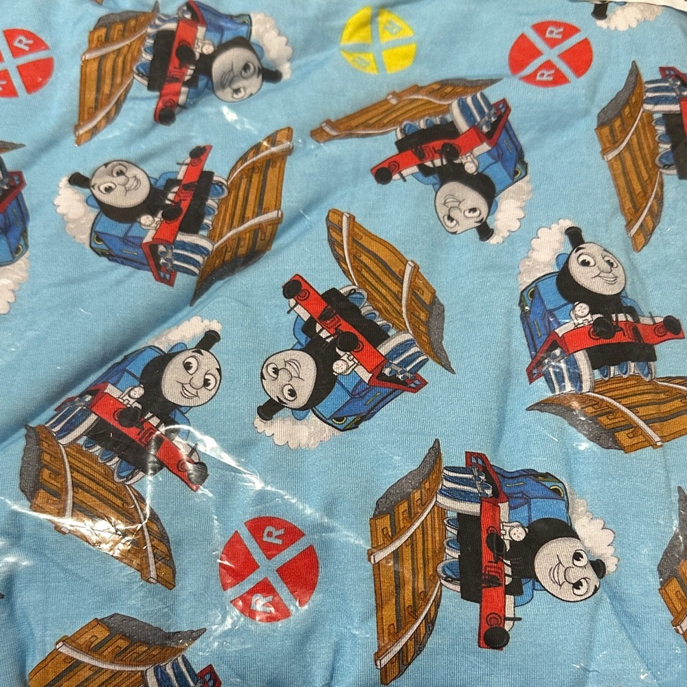 Blue Thomas the Tank Engine Fabric